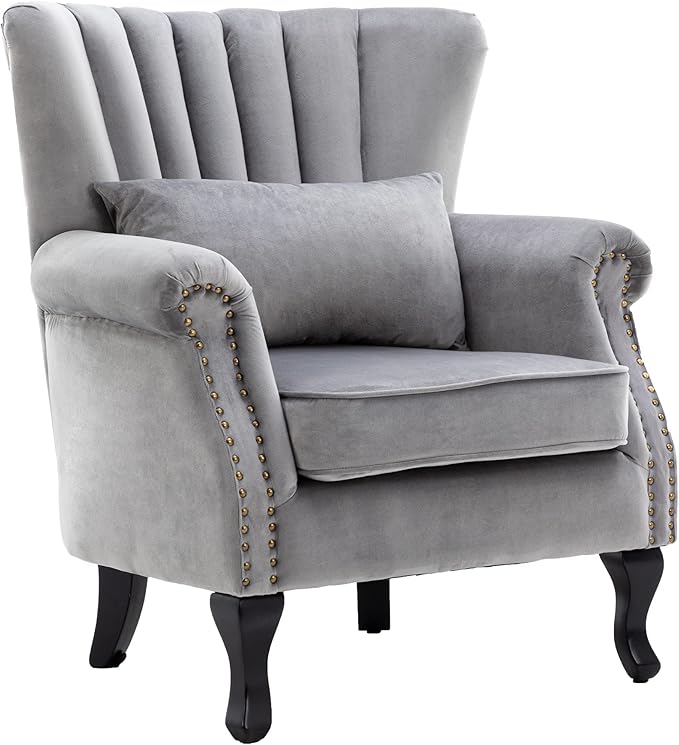 Velvet Accent Chairs Set of 2 - Image 4
