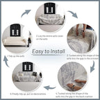 MYSKY HOME Sectional Couch Cover Sofa Covers - Image 5