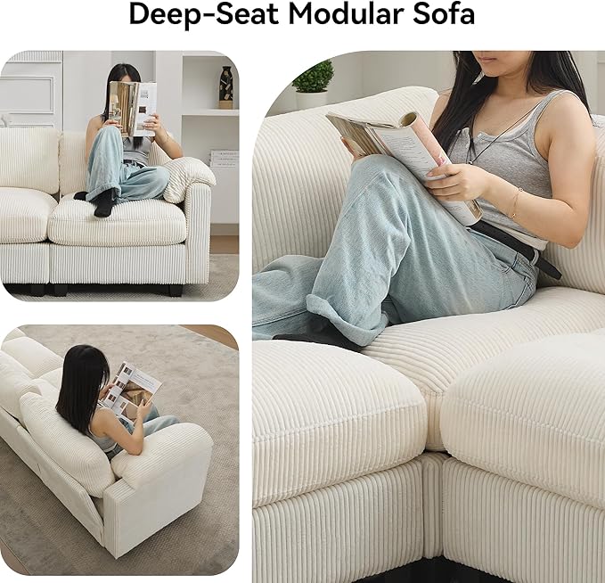61'' Modular Loveseat Sofa - Image 4