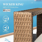 SUNSHINE VALLEY 7 Pieces Patio Furniture Set, Outdoor Wicker Conversation Set - Image 8