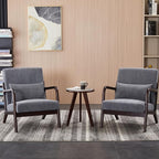 Beige Midcentury Modern Accent Chair - Image 8
