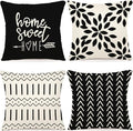 YCOLL Pillow Covers 20x20 Set of 4, Modern Sofa Throw Pillow Cover, Decorative by PillowCoversExpert