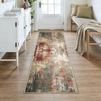RELEANY Washable Area Rugs 3x7 Non-Slip Modern Abstract Soft - Image 2