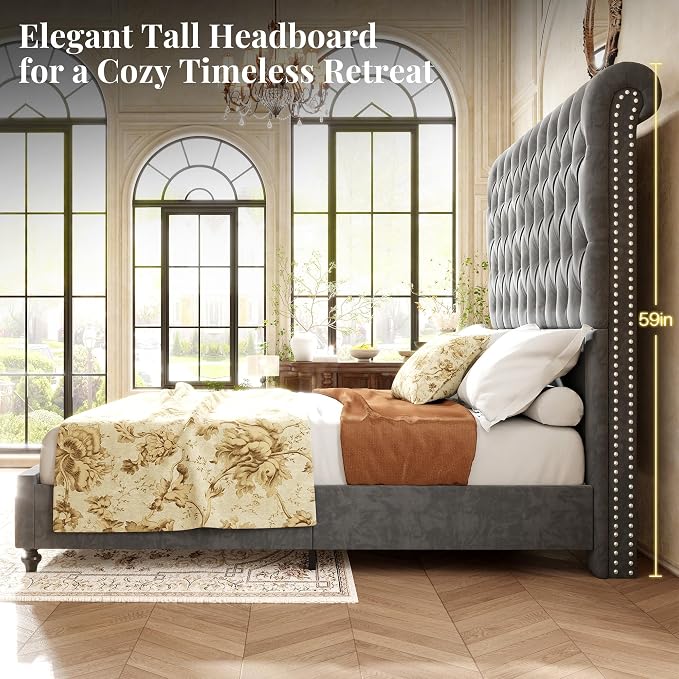 Jocisland Queen Size Bed Frame - Image 4