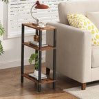 TUTOTAK Small Side Table, Narrow End Table, Skinny Sofa Table, Slim Nightstand - Image 2