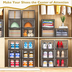 7 code Thicken & Sturdy Clear Shoe Storage Organizer - Image 2