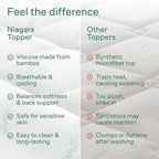 Niagara Sleep Solution Ultra Soft Queen RV Size Mattress Topper - Image 7