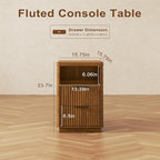 4-Piece Fluted Living Room Set Includes 31.5" Fluted Lift Top Coffee Table - Image 3