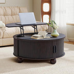 Round Lift Top Coffee Table - Image 3