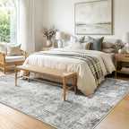 RELEANY Washable Area Rugs 10'x14 Non-Slip Modern Abstract Soft - Image 2