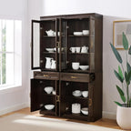 Crosley Furniture Stanton 2-Piece Glass Door Kitchen Storage Pantry Cabinet - Image 8