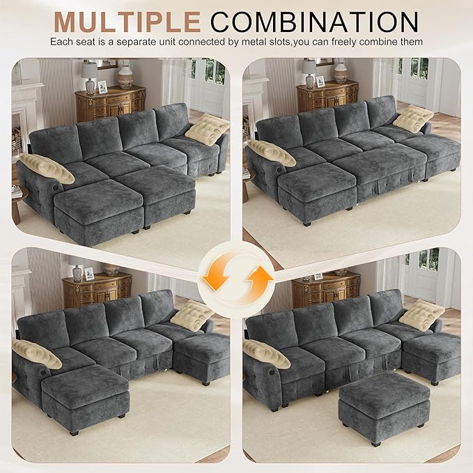 Hanherry 104" Sectional Couch - Image 8