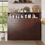 Befrases Set of 2 Dark Brown Storage Cabinet - Image 2