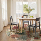 RELEANY Washable Area Rugs 6ft Non-Slip Modern Abstract Soft - Image 3