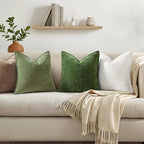 decorUhome Summer Couch Euro Sham Throw Pillow Covers 24x24 Set of 2, - Image 4