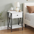 VECELO Nightstands Set of 2, Modern Bedside End Tables, Night Stands - Image 2