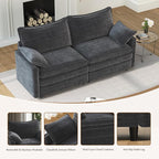 Vesgantti 74" Cloud Couch for Living Room, 2 Seaters Deep Seat Sectional - Image 5
