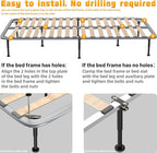 Wlrrcwdttc 2 Pcs Adjustable Height Bed Support Legs 5.9-10.5 inch, Bed Frame - Image 5