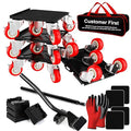 Furniture Dolly Set 5 Wheels Heavy Duty, Furniture Movers by Qenovo