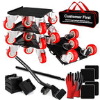 Furniture Dolly Set 5 Wheels Heavy Duty, Furniture Movers by Qenovo
