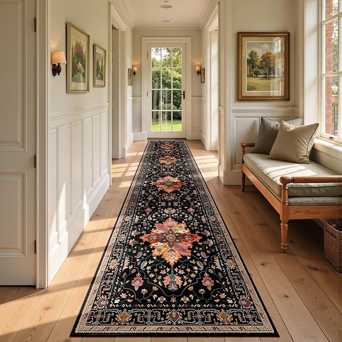 RELEANY Area Rugs 2'x9' Runner Rug Non Slip Washable - Image 3