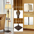 Rustic Floor Lamp for Living Room - Image 2