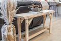 Log Sofa Table Live Edge Wood Pine and Cedar — Natural Furniture — Sofa Tables by RusticSouthernLogwerks
