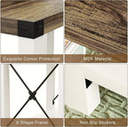 GAZHOME Farmhouse End Table for Small Spaces, Narrow Side End Table - Image 5