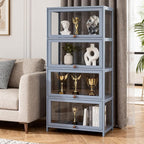 Magshion Display Cabinet, 4-Tier Curio Cabinet - Image 3