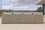 PURPLE LEAF 7 Pieces Patio Conversation Sets - Image 7