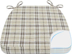 AAAAAcessories D-Shaped Chair Cushions, Machine-Washable Cover by AAAAAcessories