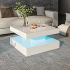 HedoAjim White LED Coffee Table - Image 8