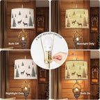 Scenekoy Rustic Farmhouse Antlers Floor Lamp - Image 4