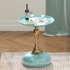 1-Pack Light Green Sleek Hourglass Side Table - Image 5