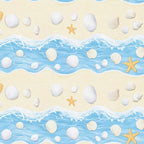 HOMETITUTE Starfish and Seashell Pattern Wallpaper Peel and Stick Self Adhesive - Image 9