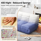 WHGBJA Bean Bag Chairs for Adults, Memory Foam Couch Loveseat Sofa Chair - Image 4