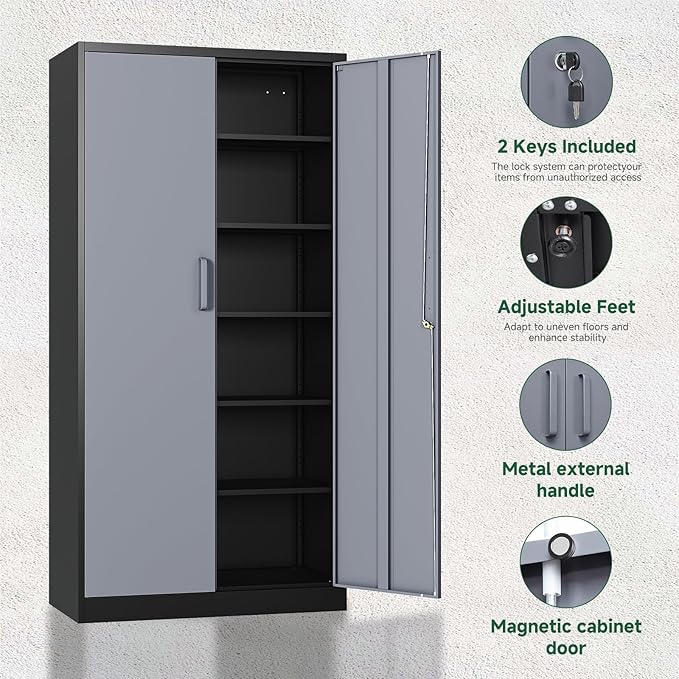 Letaya Metal Storage Cabinets - Image 6