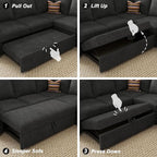 Belffin Modular Sectional Sleeper Sofa - Image 7