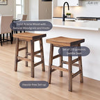 Alaterre Furniture Durango 26-Inch Industrial Wood Counter-Height Stools – Set - Image 4