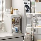 5-Tier Tall Narrow Storage Cabinet, Slim Bathroom Storage Cabinet - Image 3