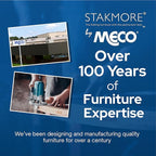 MECO Stakmore True Mission Wooden Folding Chairs - Image 8