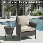 24x24 Inch Outdoor Chair Cushion - Image 2