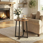 HOOBRO Side Table, Round End Accent Table - Image 4
