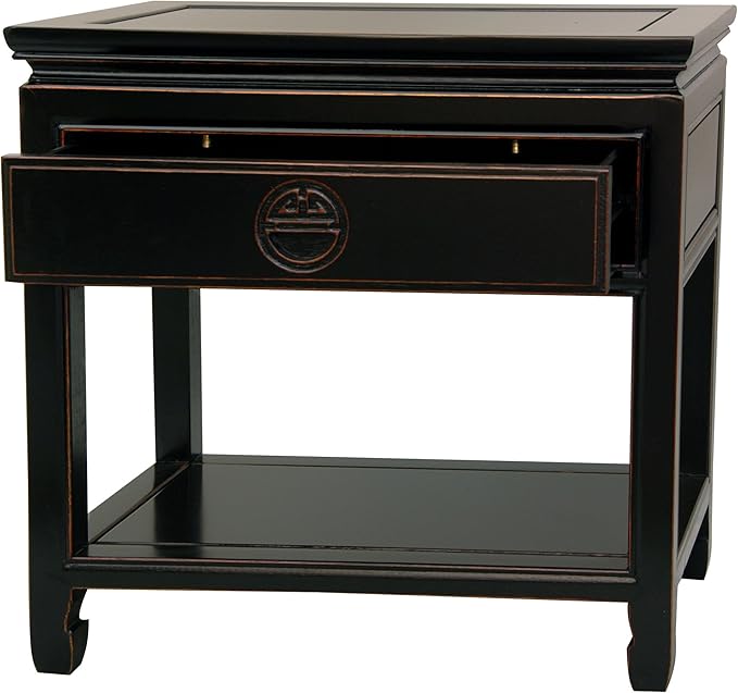Red Lantern Elegant End Table - Image 4