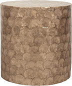 East at Main Capiz Shell Side Table – Tea Brown Accent Table, Small Decorative - Image 3