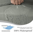 100% Waterproof Sectional Recliner Couch Covers - Image 4
