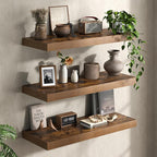 40Inch Floating Shelves for Wall, 12 Inch Deep Shelves for Bedroom, Bathroom - Image 8