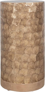 East at Main Capiz Shell Martini Table – Tea Brown Accent Table, Small - Image 3