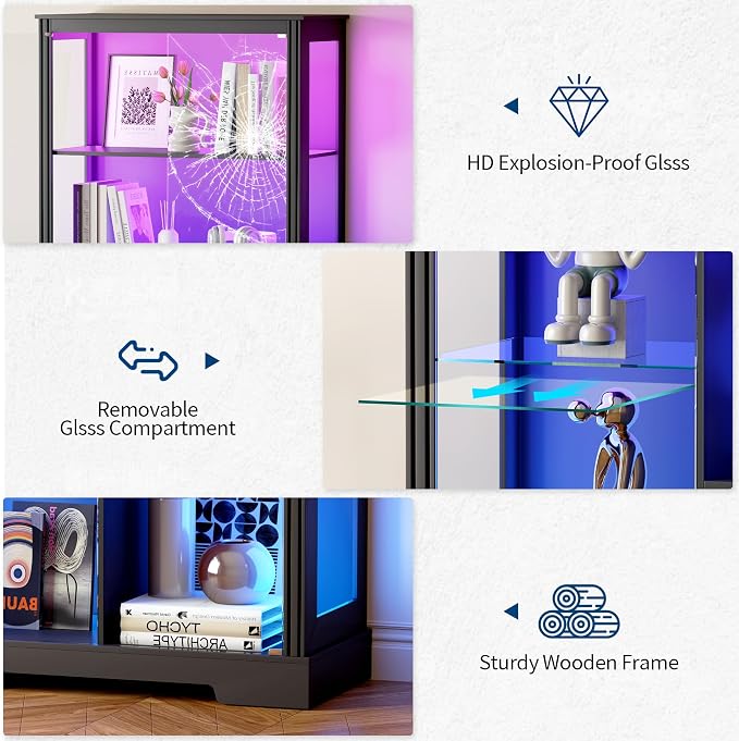 HNEBC Glass Display Cabinet - Image 4
