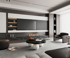 35.03" Cloud Coffee Table for Living Room Unique Coffee Table Modern Low Coffee - Image 8